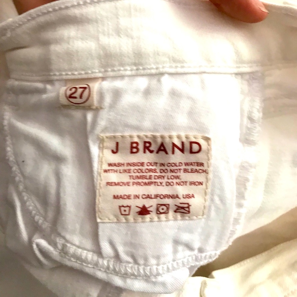 J Brand White Jeans Long